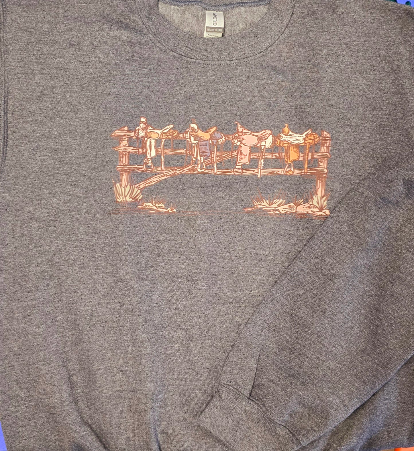 Saddle Me Up Crew Neck Sweatshirt