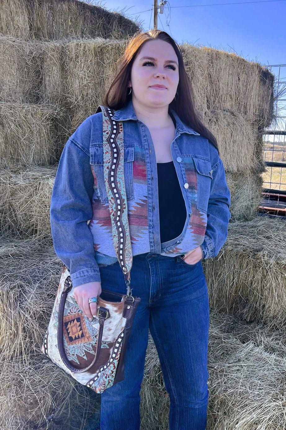 Aztec and Denim Jacket
