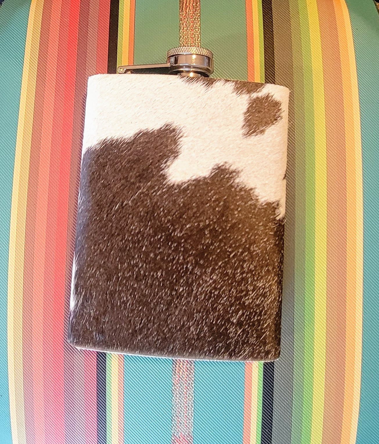 Cowhide Flask