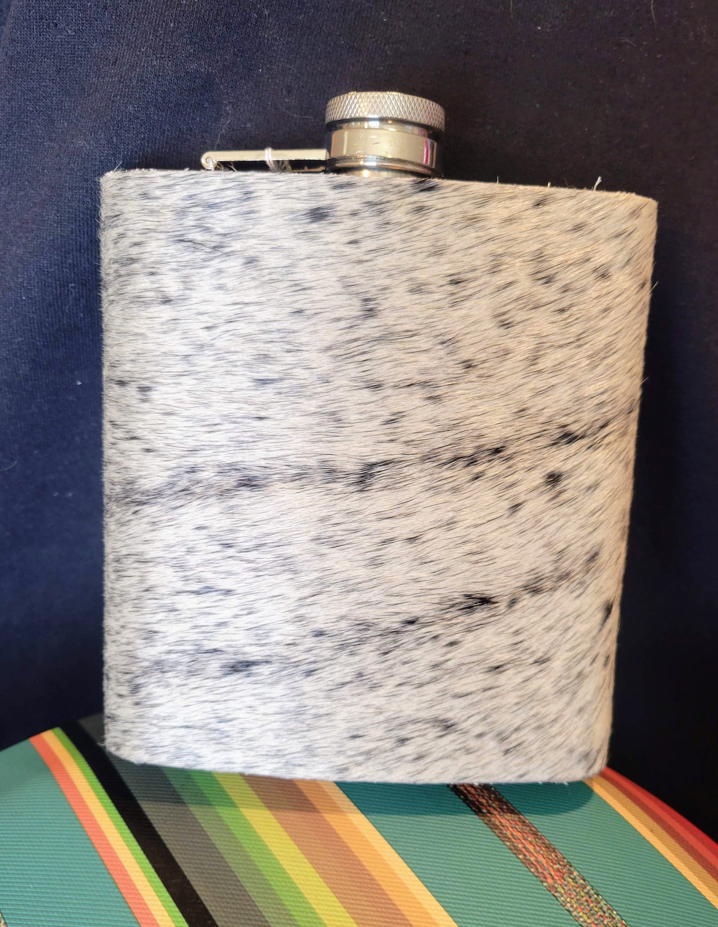 Cowhide Flask