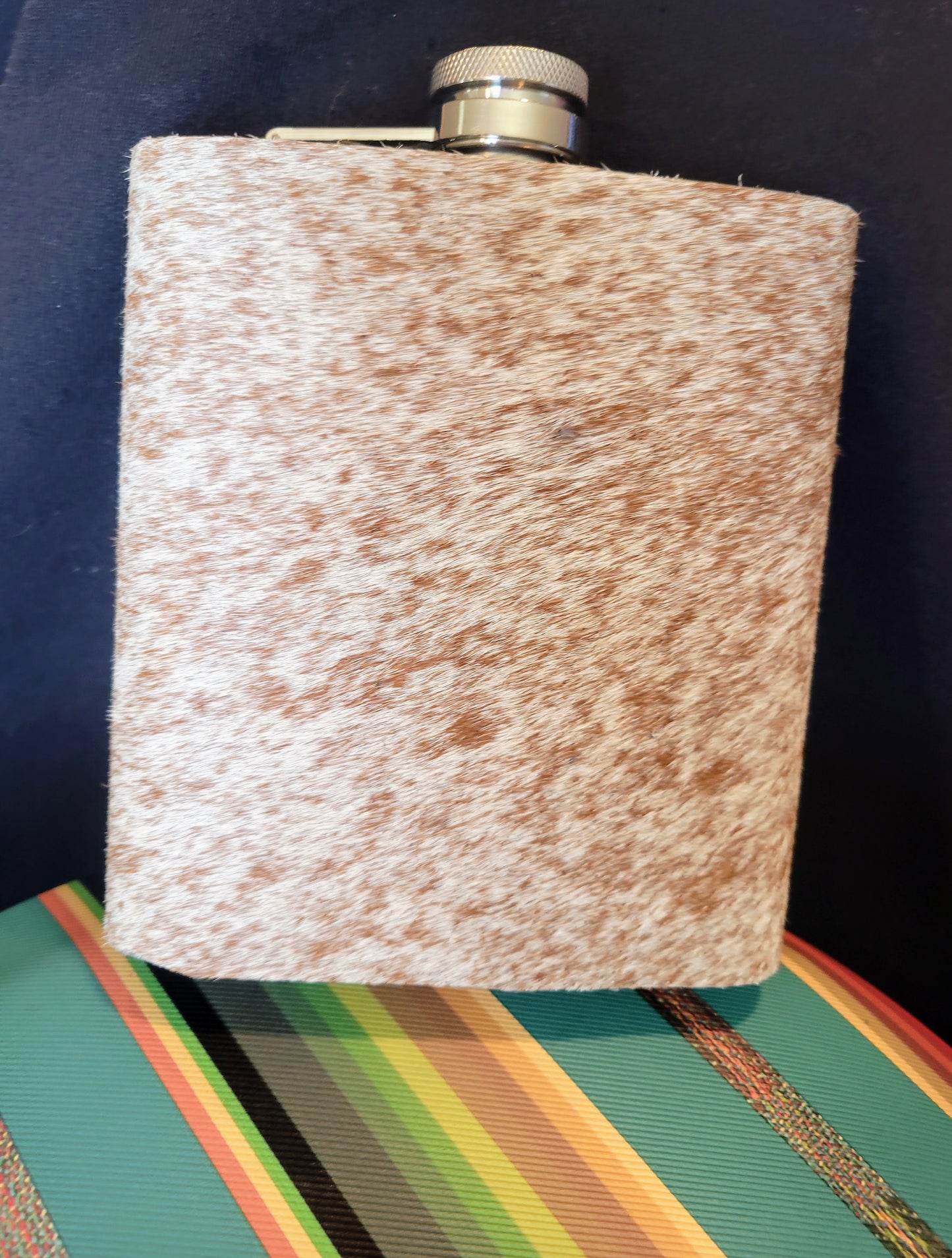 Cowhide Flask