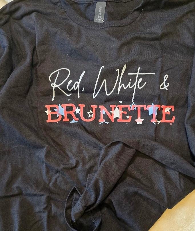 Red White & Brunette T-shirt