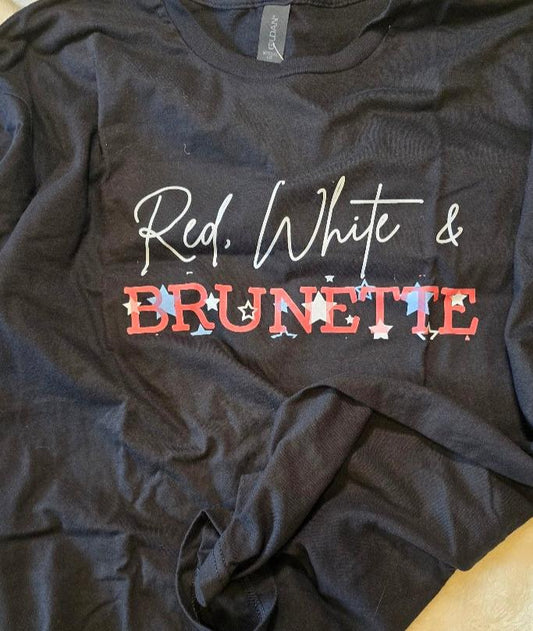 Red White & Brunette T-shirt