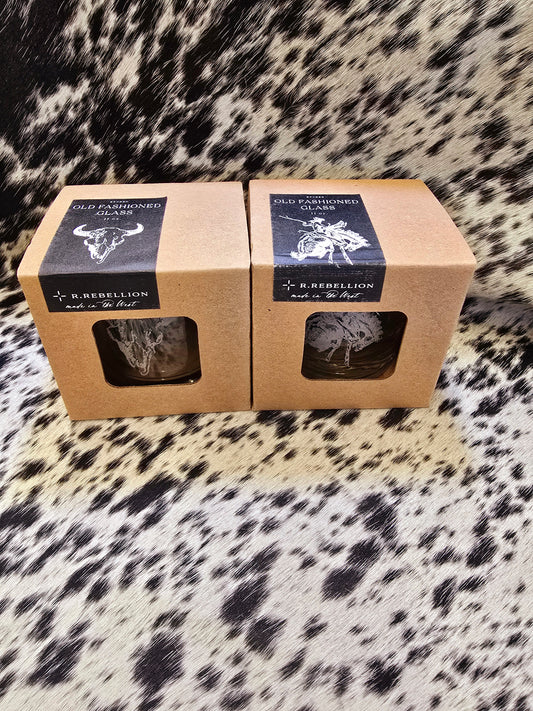 R. Rebellion Whiskey Glasses
